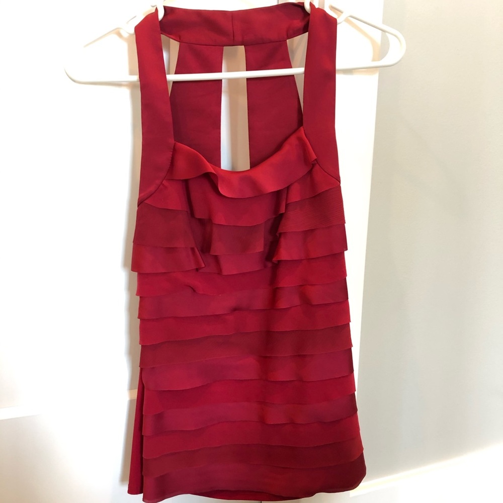 white house black market sleeveless blouse